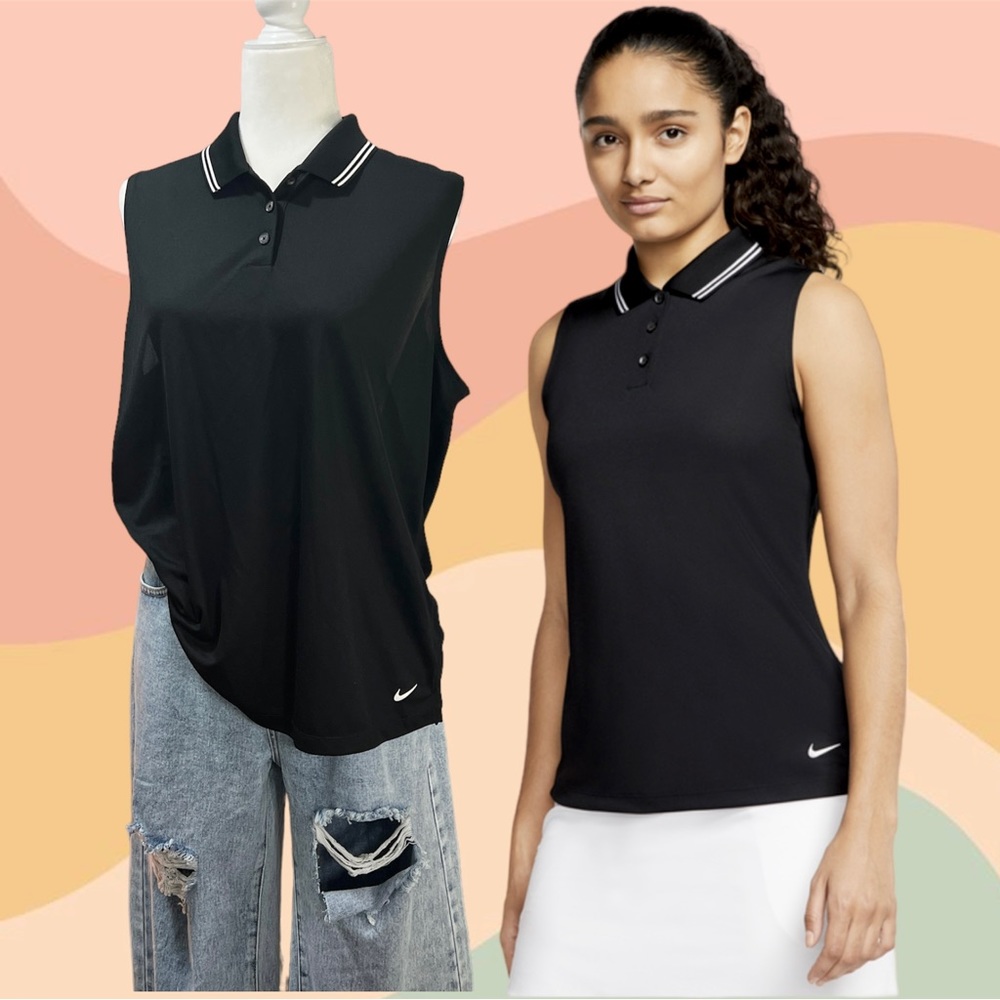NWOT Nike Women's Dri-FIT Victory Sleeveless Golf Polo
